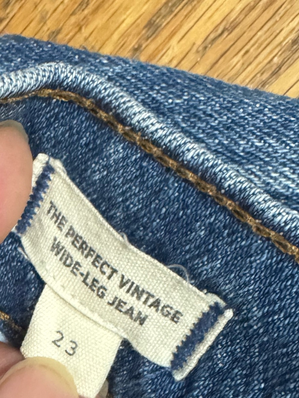 THE PERFECT VINTAGE WIDE-LEG JEANS - Picture 5 of 5